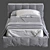 Squared Bed by Bonaldo 3D model small image 2