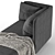 Comfy Solo Left Arm Chaise 3D model small image 3