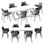 4union Dining Set: Stylish and Affordable 3D model small image 3