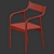 Sleek Miyazaki Pepe Chair 3D model small image 4