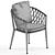 Stylish and Comfortable: Bebitalia Erica Chair 3D model small image 5