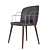 Sleek Modern Chair 3D model small image 1
