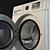 Samsung Max-Size Washer: High-Poly with Textures 3D model small image 2