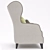 Tosconova Lyra Armchair: Stylish and Comfortable 3D model small image 2