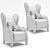 Tosconova Lyra Armchair: Stylish and Comfortable 3D model small image 5