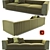 Luxury HARRY Sofa: Modern Elegance 3D model small image 2