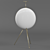 Luna Verticale: Elegant Torchiere by TATO 3D model small image 1