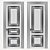 Elegant Classic Interior Doors 3D model small image 3