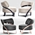 Luxury Gotham Armchair: Italian Elegance 3D model small image 1