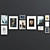 Elegant Interior Picture Frames - Set of 12 3D model small image 3