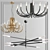 Elegant Rousseau Chandelier Collection 3D model small image 2