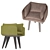 Velvet Luxury Chair 3D model small image 3