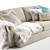 Lounge II Crate and Barrel Sofa: Modern Comfort 3D model small image 2