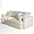 Lounge II Crate and Barrel Sofa: Modern Comfort 3D model small image 4