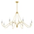 Elegant Savannah 8-Light Chandelier 3D model small image 1