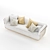 Allure Capital Luxurious Sofa 3D model small image 3