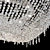 Manooi Artica Chandelier: Elegant Crystal Lighting 3D model small image 3
