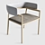 Sleek Modern Dining Chair 3D model small image 6