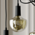 Elegant Wilma LED Chandelier 3D model small image 2