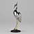 Elegant Stork Sculpture - Stunning Dimensions & Formats 3D model small image 2