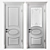 Sleek Skinny Doors 3D model small image 1