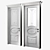 Sleek Skinny Doors 3D model small image 2