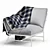 IKEA Outdoor Corner Armchair: Stylish and Cozy Addition 3D model small image 1