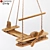 Youthful Joy Child Swing 3D model small image 4