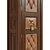 Classic Wood Wardrobe 3D model small image 2