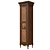 Classic Wood Wardrobe 3D model small image 3