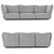 Edra Ultra-Comfort Standard Sofa 3D model small image 2