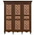 Classic Wood Wardrobe: Timeless Design 3D model small image 1