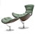 Modern Danish Lobster Chair 3D model small image 2