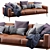 Modern Boconcept Carlton Sofa 3D model small image 1