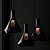 Modern Drop Top Lamp Shade Set 3D model small image 4