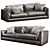 Sleek Richard Sofa: Modern Elegance for Your Living Space 3D model small image 2