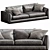 Sleek Richard Sofa: Modern Elegance for Your Living Space 3D model small image 3