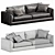 Sleek Richard Sofa: Modern Elegance for Your Living Space 3D model small image 4