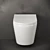 Sleek Wall-hung Toilet - Ceramica Nova 3D model small image 2