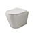 Sleek Wall-hung Toilet - Ceramica Nova 3D model small image 5