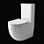 Elegant Mia CN1801 Floor Toilet 3D model small image 1