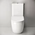 Elegant Mia CN1801 Floor Toilet 3D model small image 2