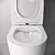 Elegant Mia CN1801 Floor Toilet 3D model small image 5