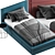 Modern Single Bed Design 3D model small image 4