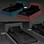 Modern Single Bed Design 3D model small image 5