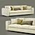 Elegant Flexform Beauty Sofa 3D model small image 1