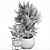 Exotic Houseplant Collection 3D model small image 5