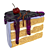 Jammy Delight: Heavenly Cake Bite 3D model small image 1