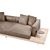 Modern Italian Sofa: BB Italia Dock 3D model small image 4