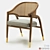 Elegant Ben Whistler Mantua Chair 3D model small image 1